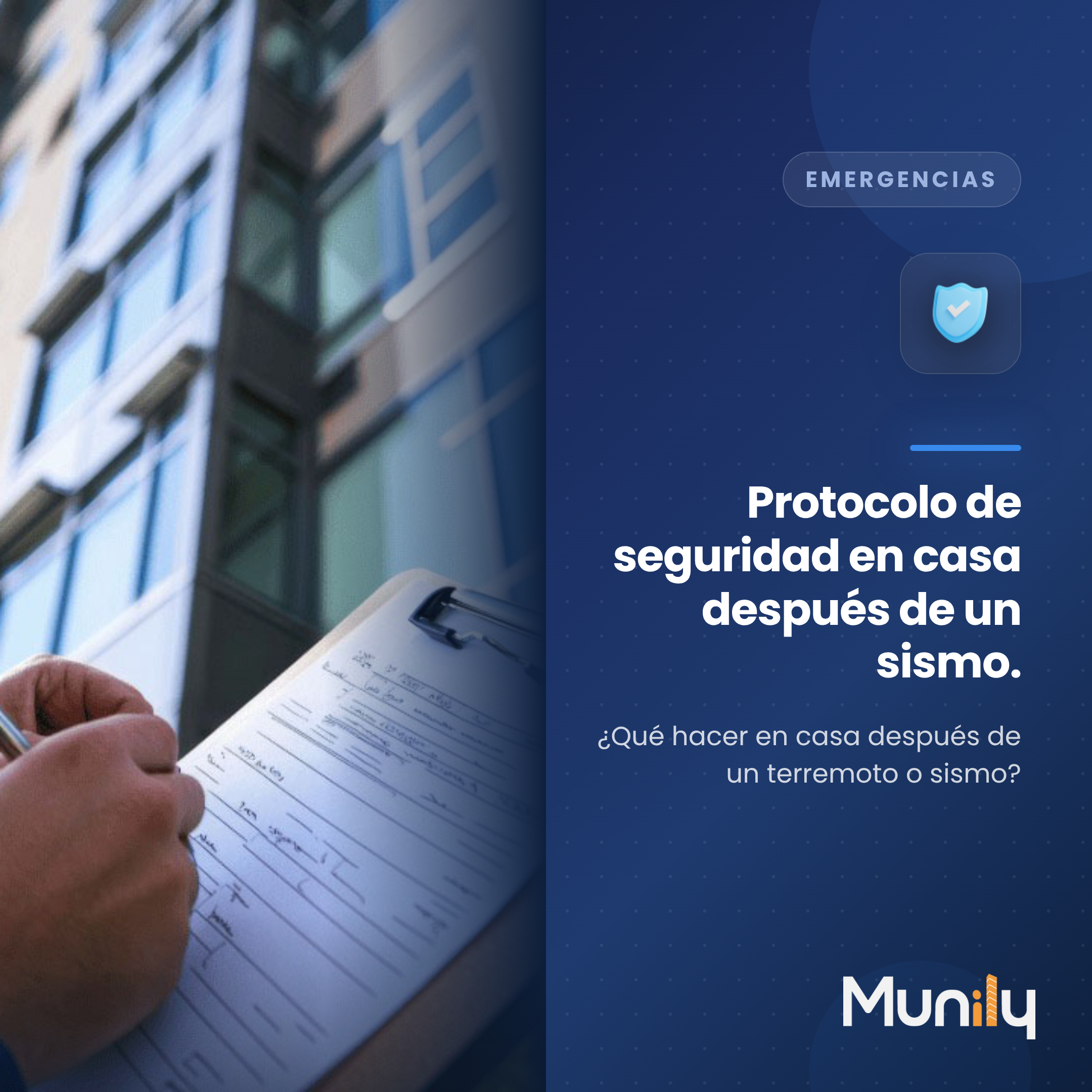 Protocolo de Seguridad después de un sismo